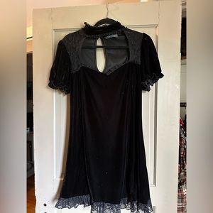 Killstar Velvet Keyhole Dress - 3x